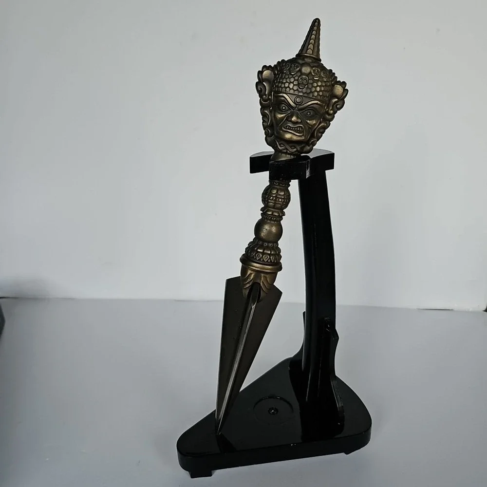 Vintage The Shadow Tibetan‎ Phurba Dagger 1994 Licensed Reproduction In Box 1674